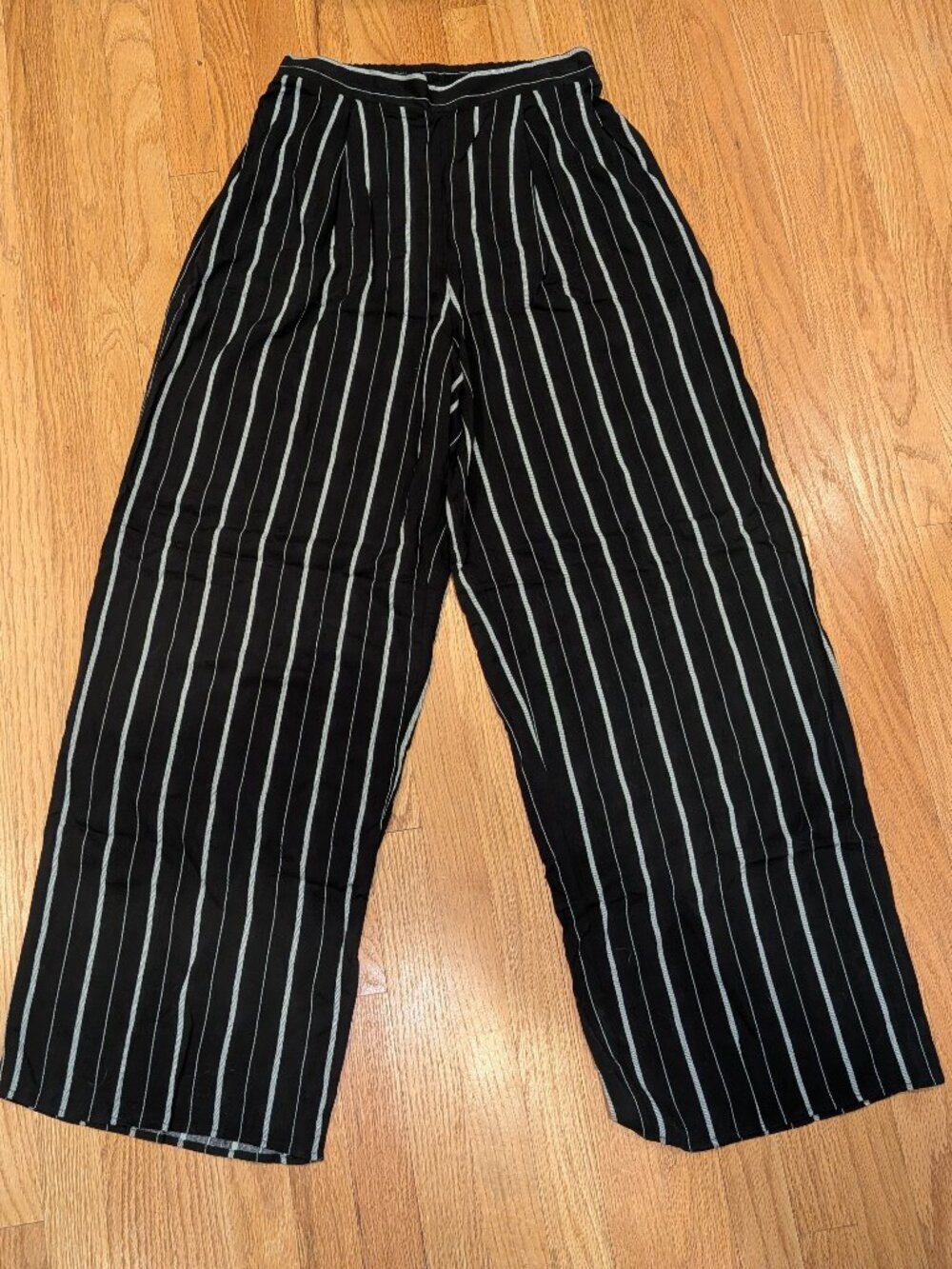Pinstripe Wide Legged Pants - Small